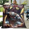Game God of War Printed Blanket Picnic Blanket Warm Flannel Blankets Home Bed Linings Blankets for Beds Birthday Gift
