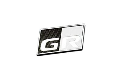 GR Yaris Carbon Look GR Grazio&Co. Plate, Front, Type-C, BlackWhite
