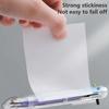50 Sheets Transparent Sticky Notes Waterproof Paper Sticker Portable Note Paper