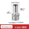 304 Stainless Steel Hex Male Thread Pagoda Fitting for Water/Air Hose
