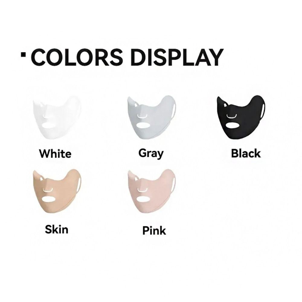 Breathable Sunscreen Mask Thin Face Cover Elastic Sunscreen Face Scarf Outdoor