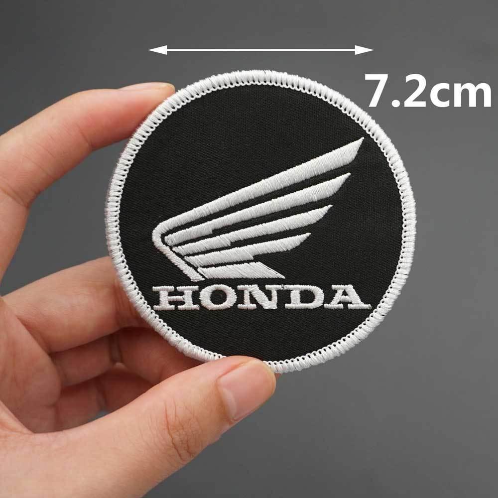 Honda Motorcycle Logo Embroidered Cloth Sticker Clothing Hole Patch Decal For Honda HRC CBR CB400 CB650 CBR25ORR CRF SH3O0 NC75O