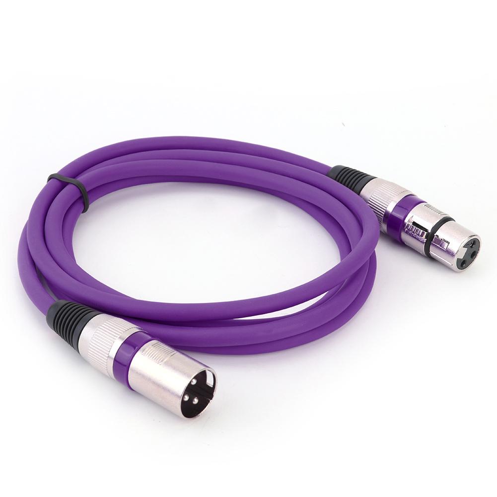 5.9ft DMX Stage DJ Cable XLR 3Pin Male to Female Connector Wire