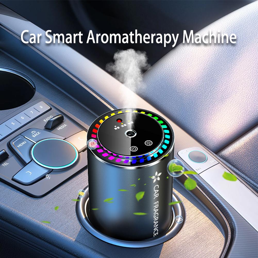 Stylish Compact Car Air Freshener With 3-Adjustable Aroma Settings Auto Shut Off Feature For A Tranquil Interior Environment