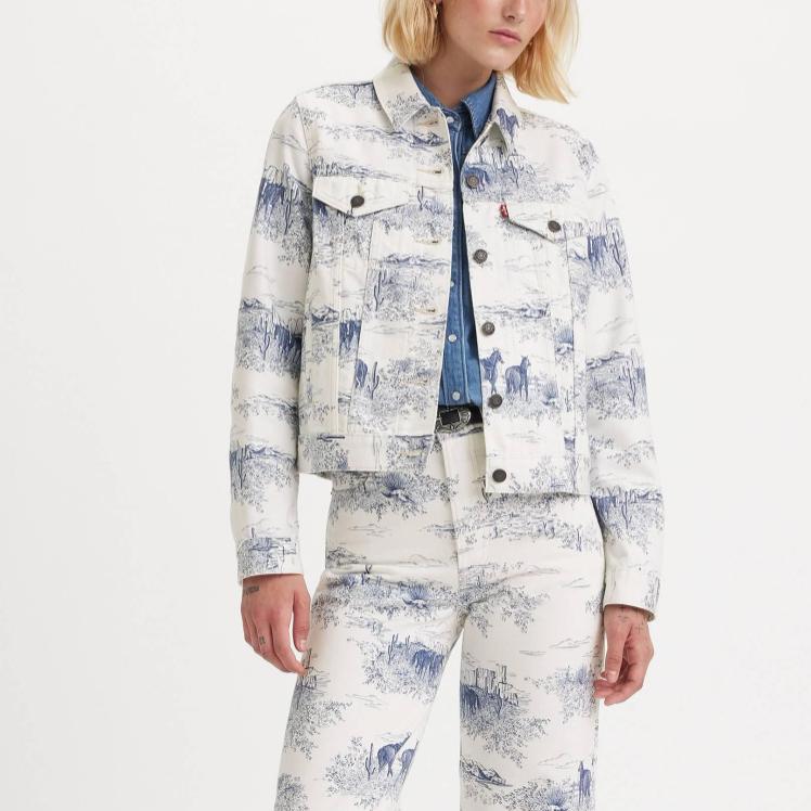 Levis Casual Comfortable Versatile Simple Jacket Women Jackets 29945-0161