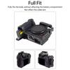 Half Camera Cage Fit for Lumix S1R II S1 II S1 IIE with Arca Plate 1 4 3 8 Threads for Tripod Stabilizer