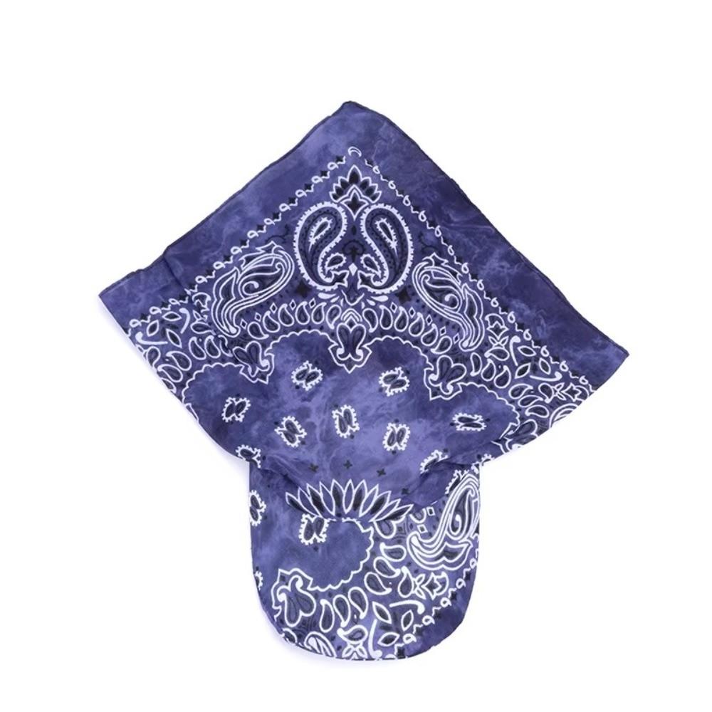 Printed Brim Bandana Hat Paisley Floral Sun Visor Hat Fashion Bandana Scarf  for Women