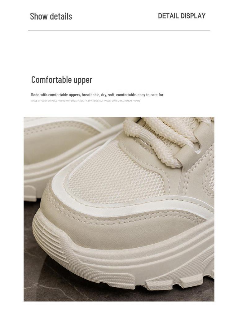 2025 Spring Women's Breathable Mesh Korean Style Fashion Sneakers