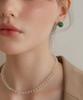 Tatiana (Silver 925) Clear Quartz Candy Ball Necklace Nz2144