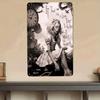 1pc Alice In Wonderland Aluminum Sign Vintage Plaque Decorative Wall Art Wall Decor Room Decor, Home Decor Restaurant Decor