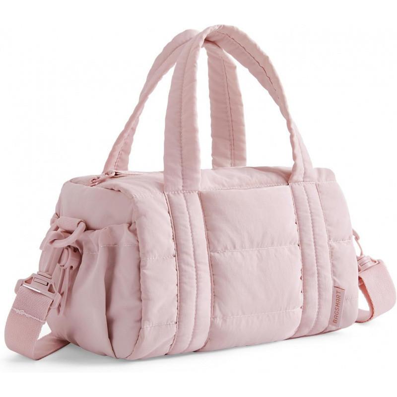 Nylon Puffer Handbag With Top Handle For Daily Casual Womens Shoulder Bag