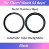 Abdeckung Für Xiaomi Watch S3 Lünette Watch S3 Metall Edelstahl Lünette Außenring Schutzhülle Anti-Drop