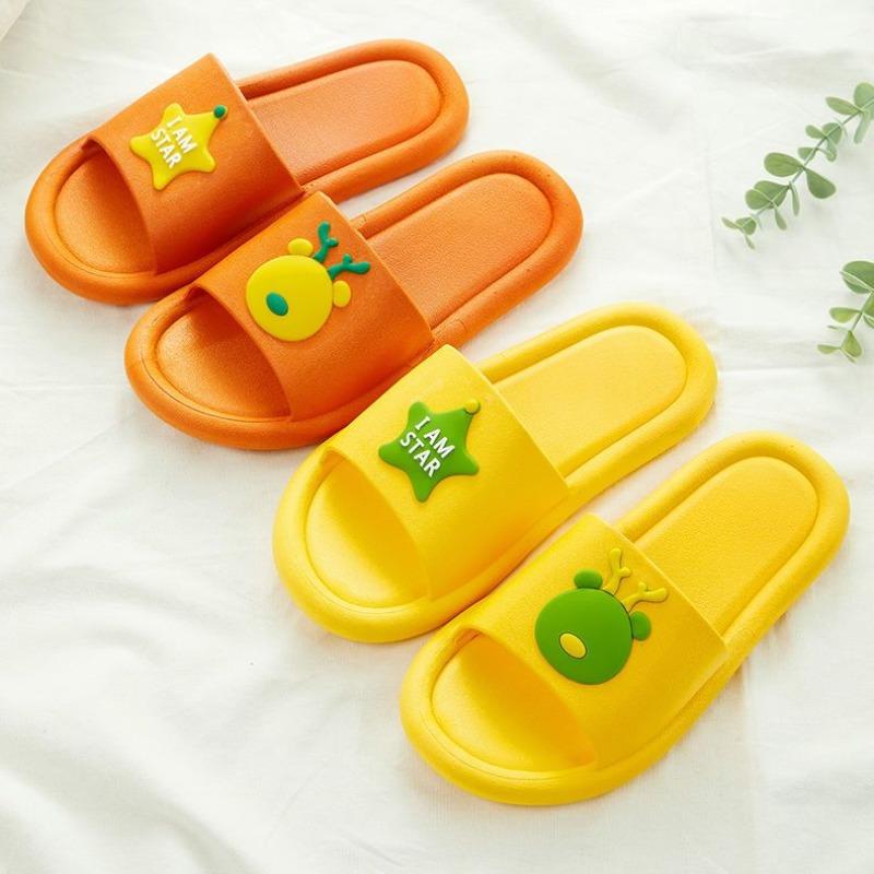 Slippers Summer Indoor Couple Slippers Cute Non-slip Bathroom Bath Sandals