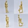 Resin Figurine Man and Dog Sculpture Collectible Ornament Gift for Dog Lover Living Room Bedroom Desktop Shelf Display