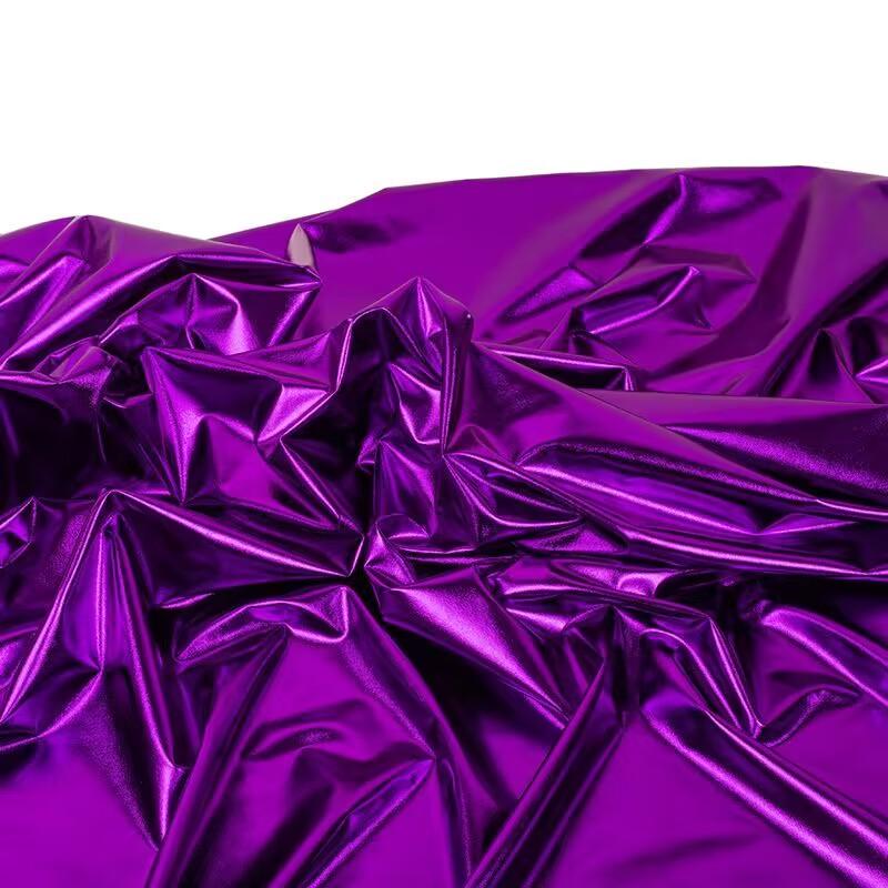150x50cm/Stück Spandex glänzender Stoff Heißprägestoff Hochzeitsdekoration Bühnenauftritt Kleiderstoff DIY-Material