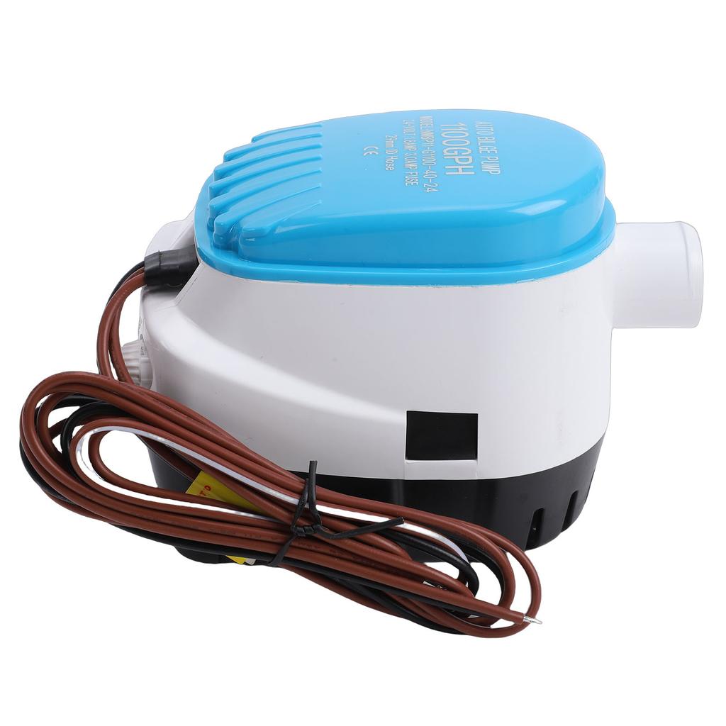 Marine Bilgenpumpe 24V 1100GPH Automatische Tauchpumpe für Boot Bilgenwasserpumpe mit Schwimmerschalter 1 1/8 Zoll Ausgang für Yacht