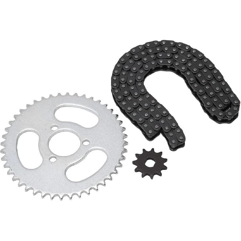 Kettenritzelkit, Hochleistungs T8F Vorne und Hinten Ersatz, T8F Ritzelkettenkit für Modifizierte Karts ATVs Mini-Motorräder Racing Off-Road Custom