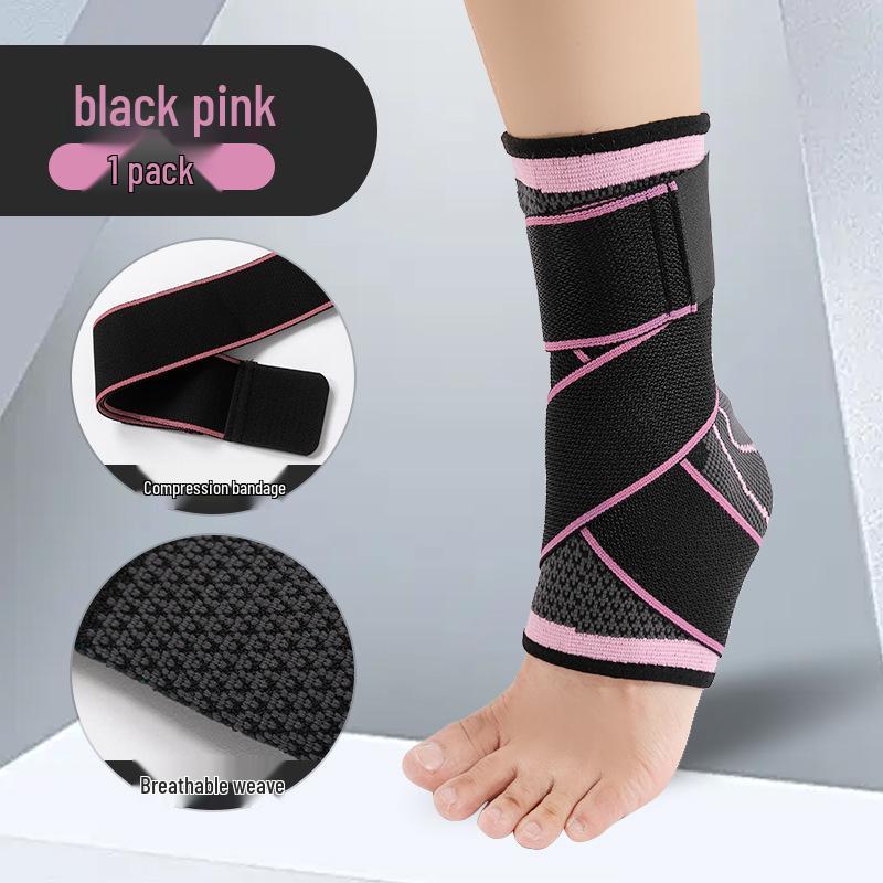 Men's Ankle & Wrist Support Sleeve for Sports: Anti-Sprain Joint Protection Gear for Football & Badminton