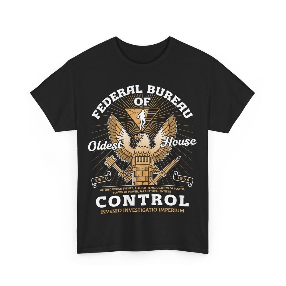 

Paranatural Oldest House Crest Unisex T-Shirt. Control Video Game. Jesse Faden. S