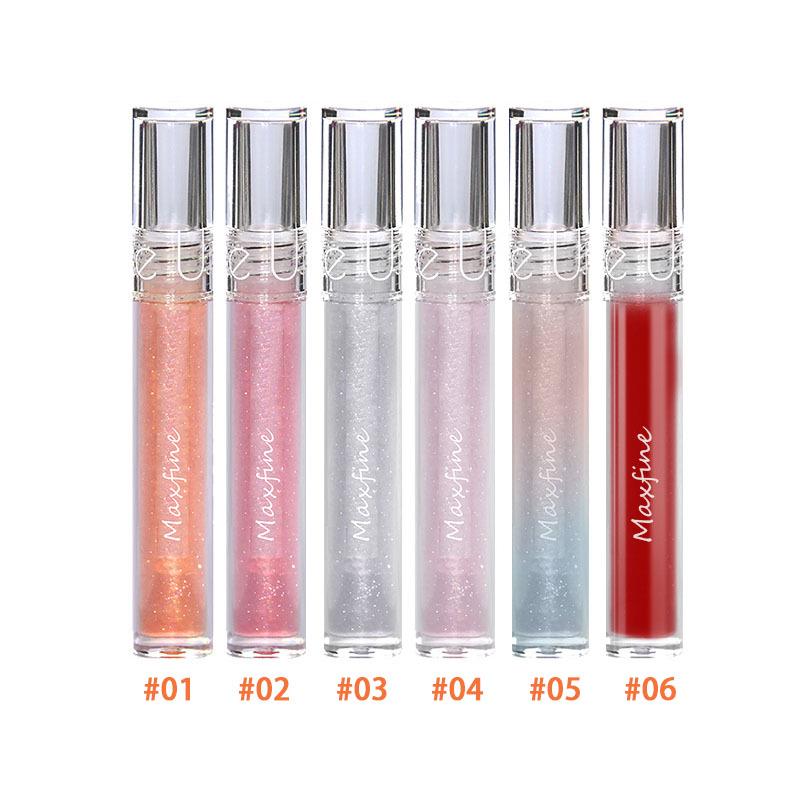 Maxfine Hydrating Luminous Lip Gloss: Plumping, Non-Transfer, Mirror-like Finish, Hot Student Favorite.
