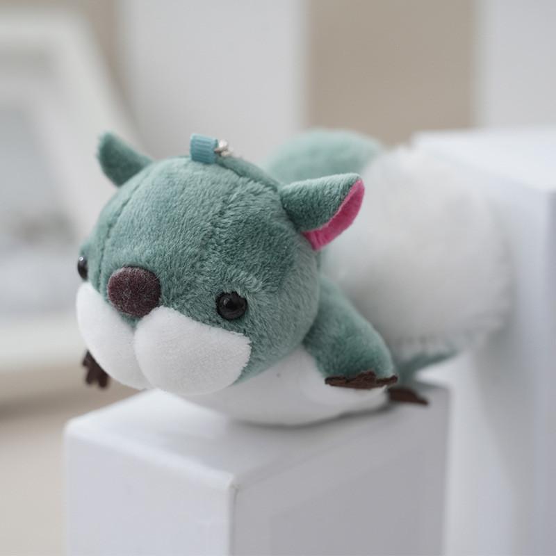 Adorable Plush Squirrel Keychain Pendant Soft And Cuddly Cute Squirrel Toy For Bags And Cars