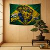 Brazilian Football Flags Outdoor Camping Party Flags Wall Art Home Decor