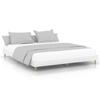 VidaXL Cadre de lit blanc 140x200 cm bois d'ingénierie 832037