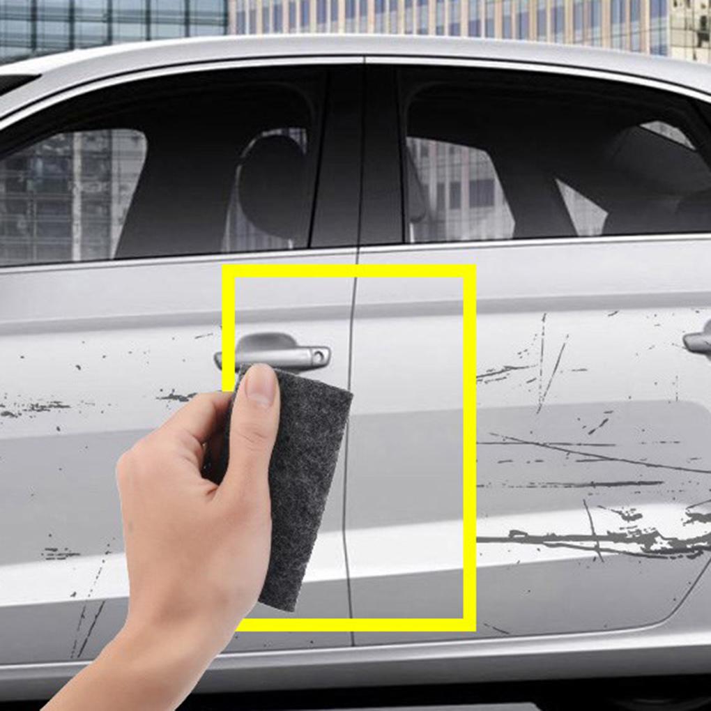 2 stk. klut for fjerning av riper i bilen, gjenbrukbar klut for polering av lakk, reparasjon av riper