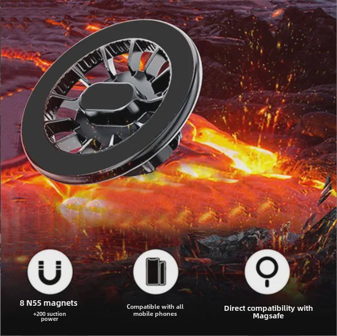 Magnetic Car Center Console Phone & Cup Holder Combo