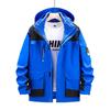 2023 European Winter Plus Size Waterproof Windproof Hooded Outdoor Two-piece Climbing Set