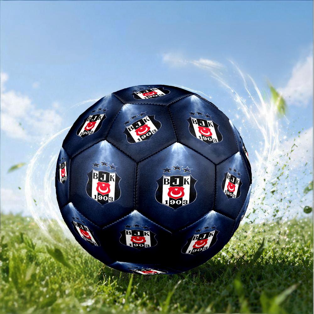 Be?ikta? Istanbul Crest Emblem Size 5 Soccer Ball,Indoor/Outdoor Suitable for Training Matches Tournaments Practice Games Perfect Gift for Fan