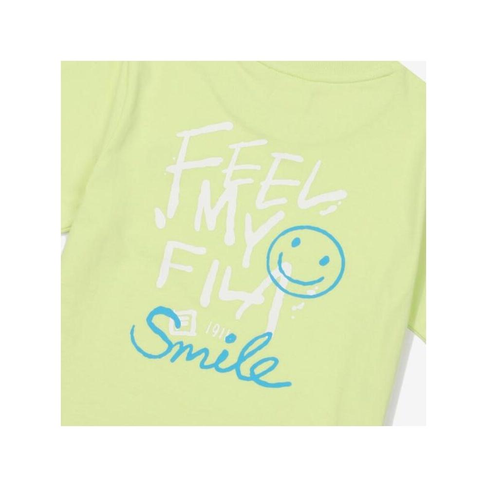 [fila Kids] Smile Back Graphic T shirT  Fk2rsf2207x Ple  q0zFk2rsf2207xPle