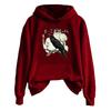 Women's Fashionable Casual Long Sleeve Hooded Printed Sweatshirt