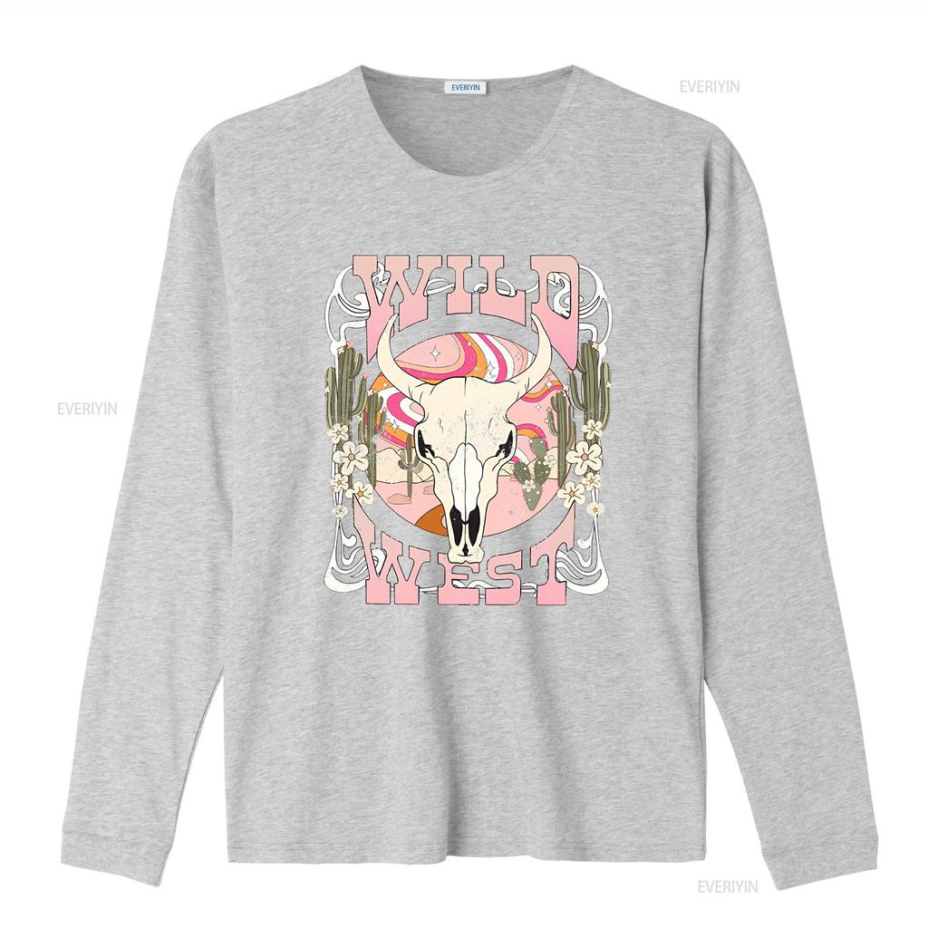 Country Concert T Shirt Wild West Cute Cowgirl Western Vibes Oversized for Women Vintage Washed Stretched Top For Everyday Wear