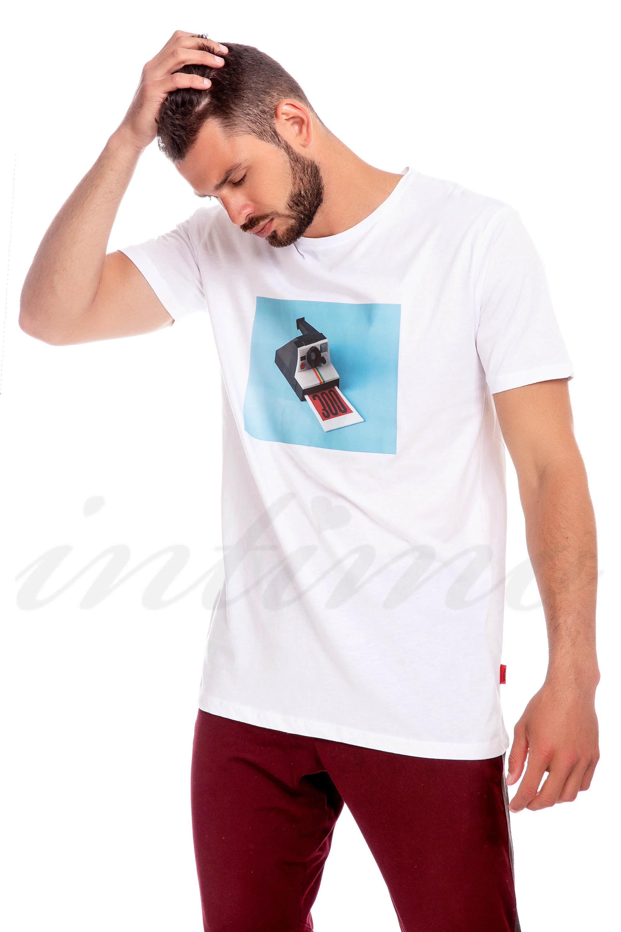 

Футболка John Frank (60101) 52(XL) білий