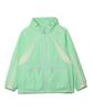 Nontype Diagonal Paneled Piping Windbreaker (Green)