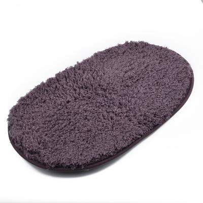 Tapete Decorativo de Chão Pelúcia+Elastano Cozinha Chuveiro Antiderrapante Toque Confortável