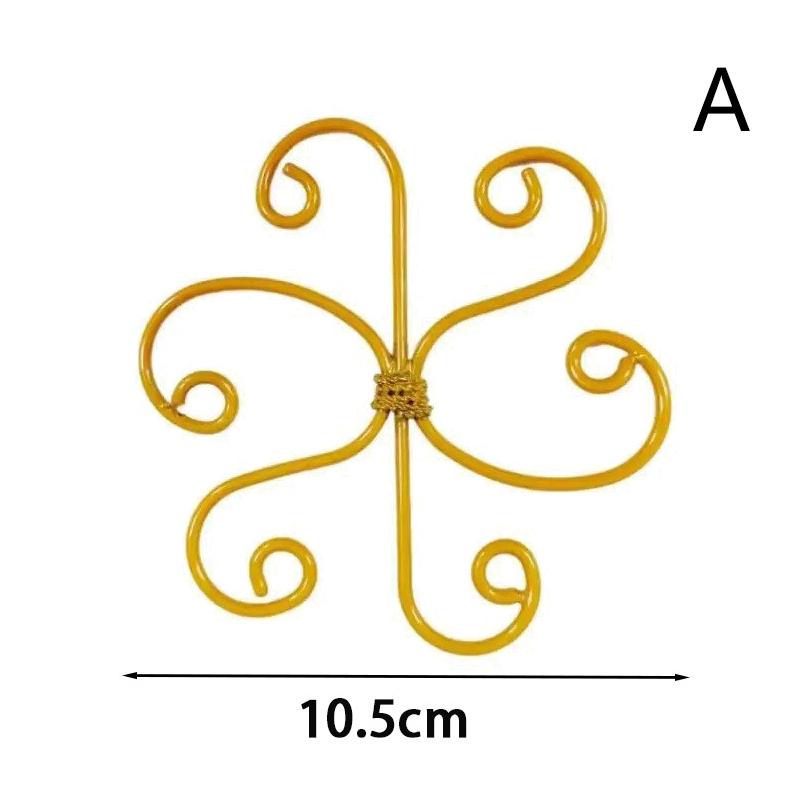 Metal Plant Climbing Bracket Flower Shaped Plant Holding Fixing Clip Plant Vine Climbing Grapple Bracket Stem Finishing Period