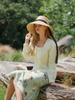 Laengaenlu Clarinda Square Neck Blouse(Clarinda)_Lemon