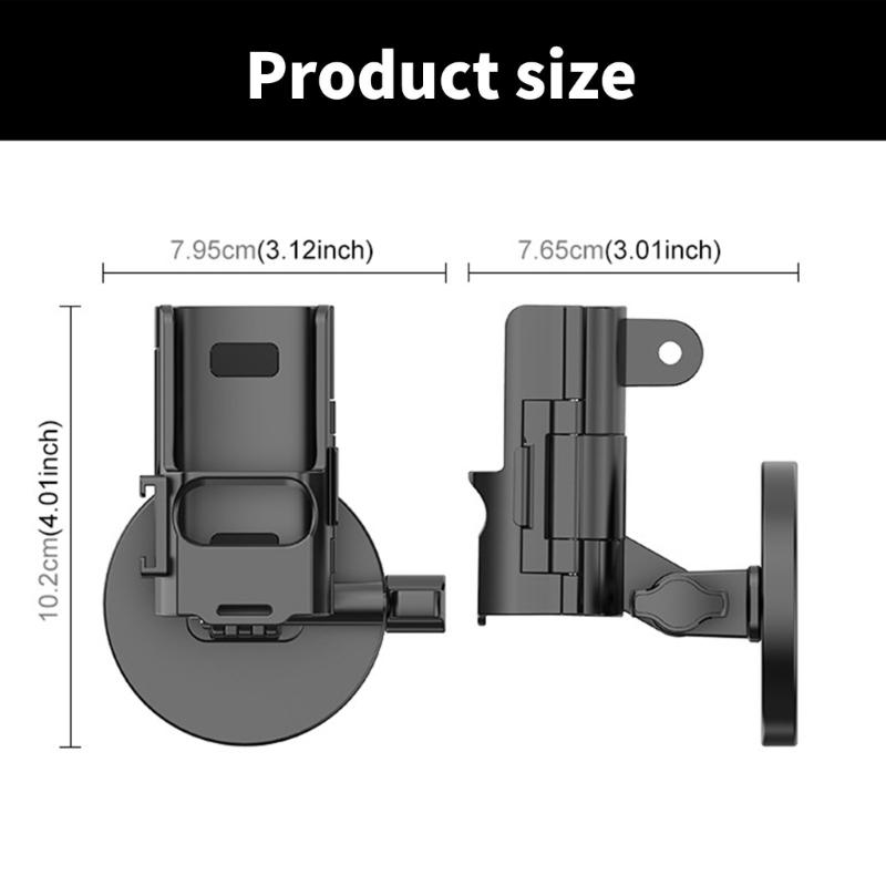 Camera Magnet Bracket Expansion Holder With Cold Shoe Secure Grip For Pocket 3 Videographers
