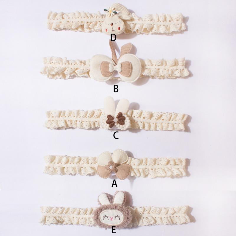 

Children s headband new lace baby hair accessories style cute elastic lace baby headgear fontanelle door