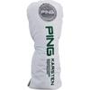 PING Arizona Casual Headcover DR BK 38238 HC-U2501 (White/FF/Men's)