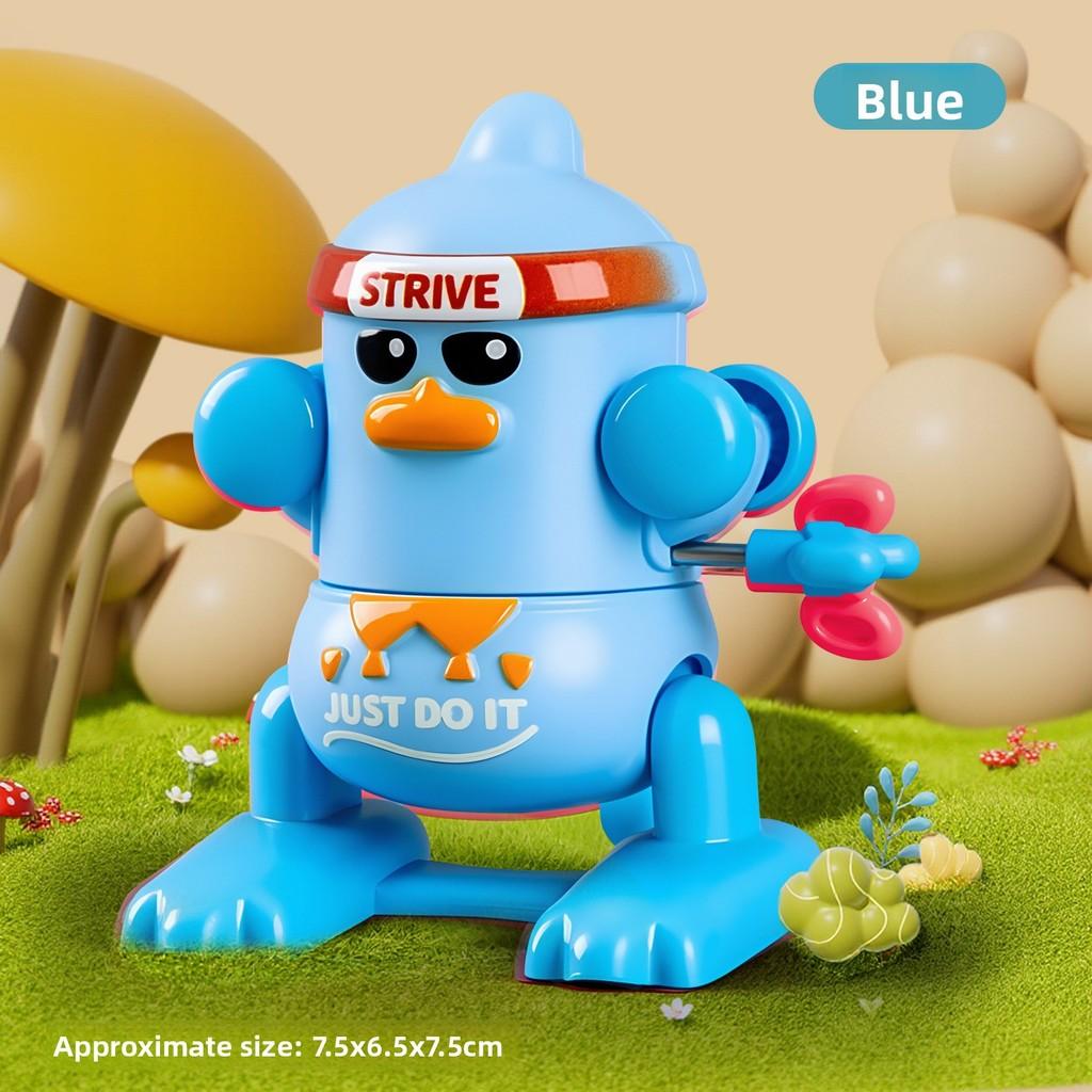 Kunststoff Babyspielzeug-Set mit Cartoon-Ente und Gorilla für Säuglingslernen und Entwicklung