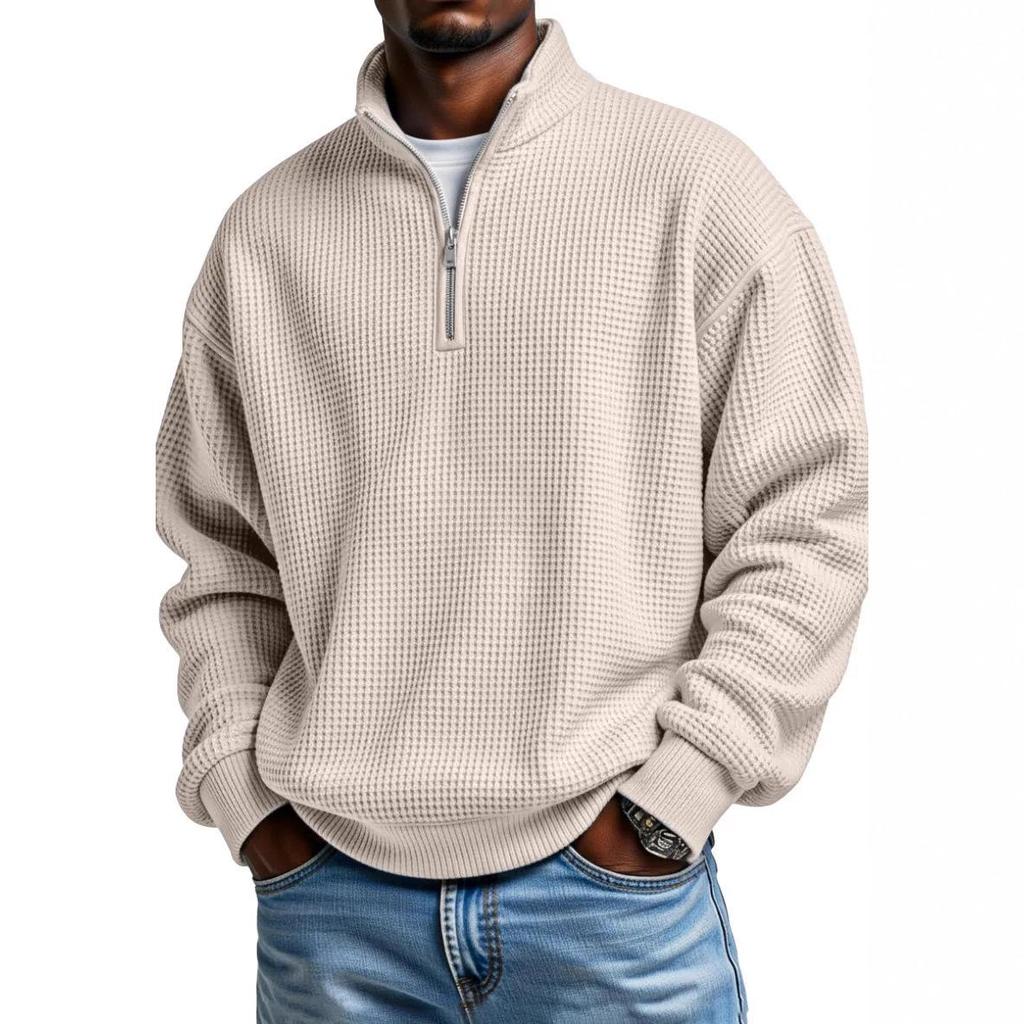 Men's Casual Zipper Pullover Hoodie - 2025 Autumn/Winter Collection