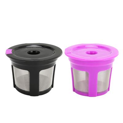 2Pcs Coffee Capsule Reusable Refillable Plastic Coffee Pod Filter for Home Kitchen Shop