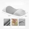 1pcs Ergonomic Lumbar Support Pillow for Sleeping Memory Foam Bed Pillow with Orthopedic Design Waist Cushion Posture Corrector
