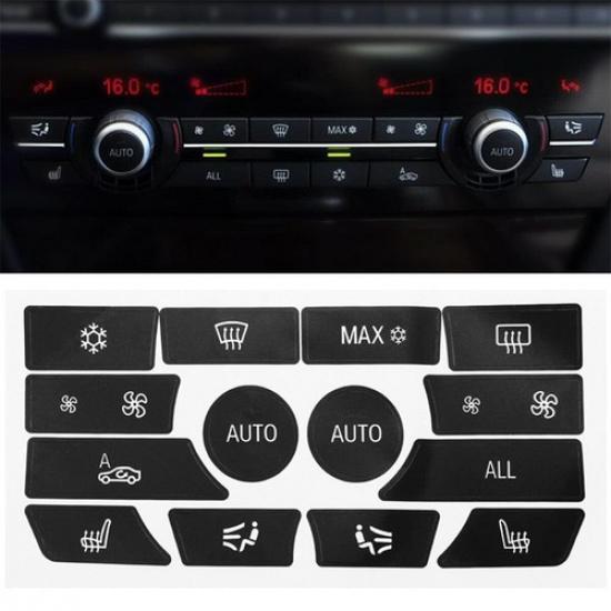 AC Climate Control Button Repair Decals Stickers Fit For BMW 5 6 7 F10 F01 F12