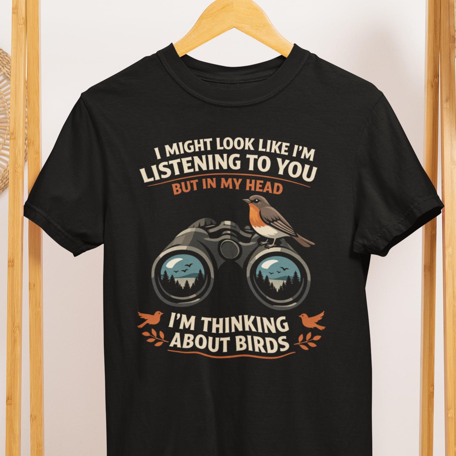 Bird Watching T Shirt Funny Bird Lover Gift Nature Humor Tshirt L