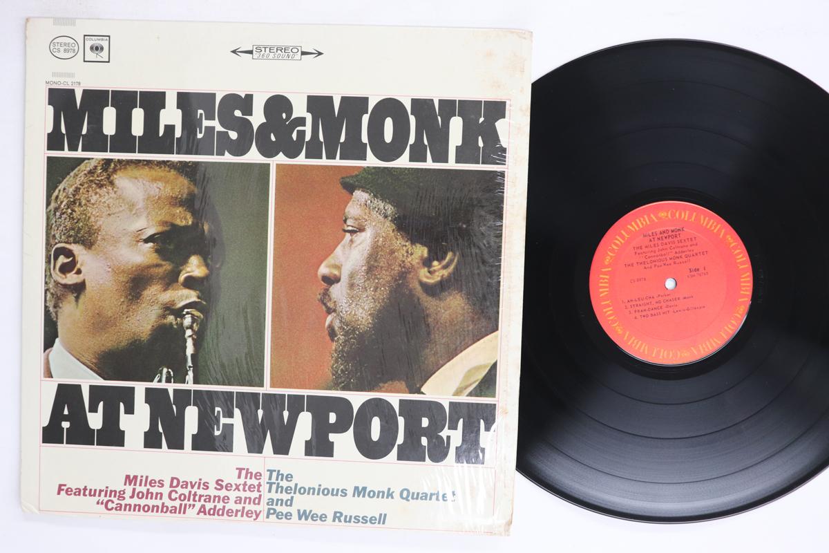Виниловая пластинка MILES DAVIS SEXTET THELONIOUS MONK Miles Monk At Newport CS8978 COLUMBIA 1970 США Джаз Б/у