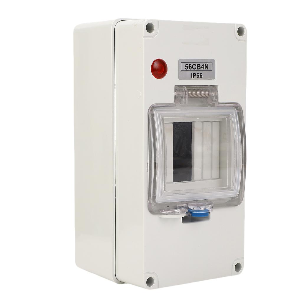 Outdoor Circuit Breaker Box 4 Way IP66 Water Proof Power Distribution Enclosure with Indicator Light